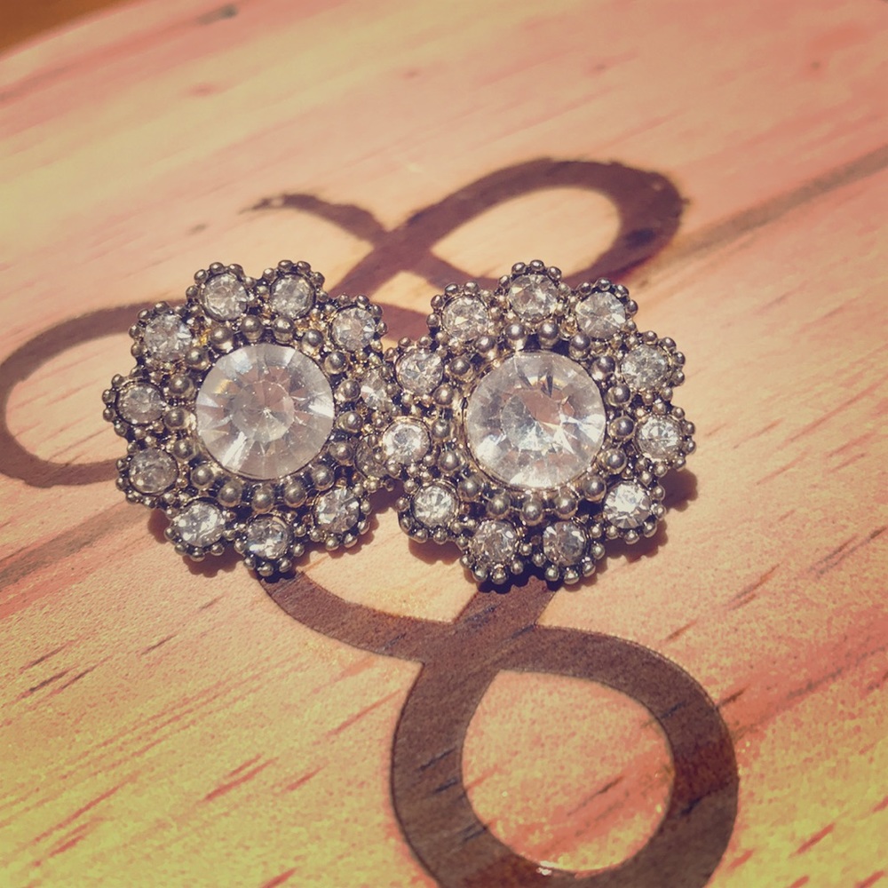 5/$10 Faux Diamond Earrings